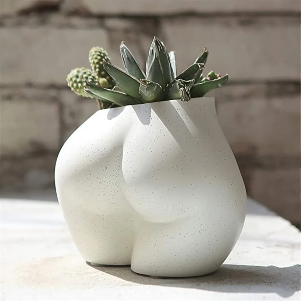 Nordic Style Female Butt Shaped Planter / Flower Vase