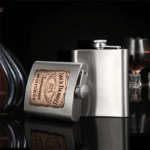 Jack Daniel's Silver Whisky Flask