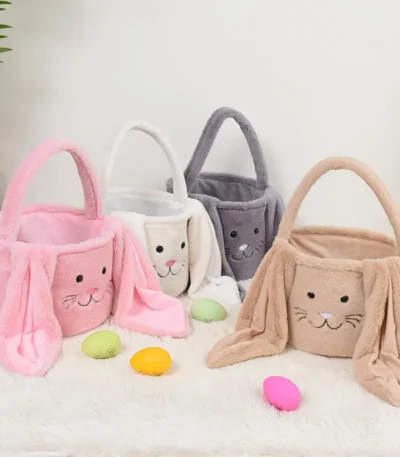 Plush Easter Eggs Hunting Bag Decoration Gifts at Giftway Kenya