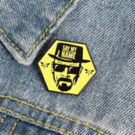 Say My Name Breaking Bad Metal Badge at Giftway