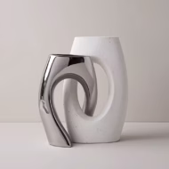 Desigb B Ethereal Embrace Ceramic Vase Set-Modern Nordic Vase at Giftway Kenya