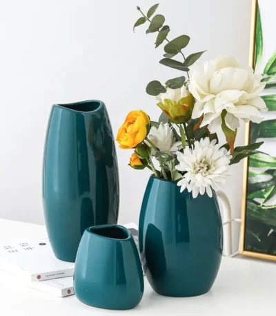 Elegant Minimalist Goose Egg Nordic Ceramic Vase at Giftway