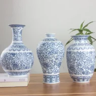 Imperial Blue and White Chinese Porcelain Vase at Giftway