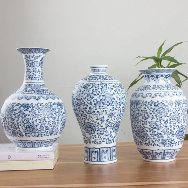 Imperial Blue and White Chinese Porcelain Vase at Giftway