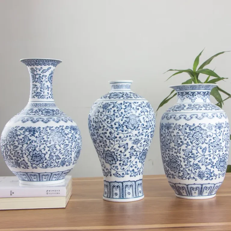 Imperial Blue and White Chinese Porcelain Vase at Giftway