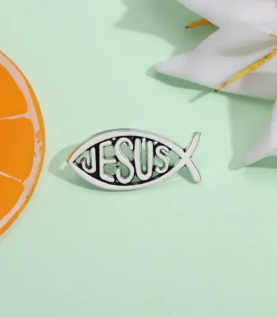 Jesus Enamel Lapel Pin Gift for Christians (1)