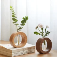 Rustic Ethereal Arch Hydroponic Wooden Vase at Giftway