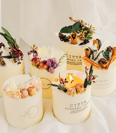 Wild Flower Luxury Scented Candle Gift Set Giftway Kenya