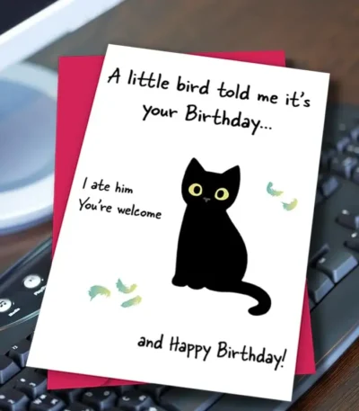 A Little Bird Told Me It's Your Birthday Card Send Gift From Giftway Kenya