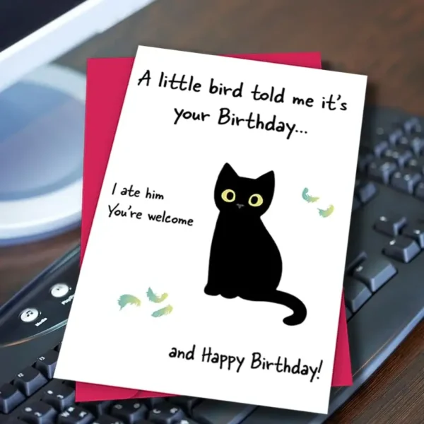 A Little Bird Told Me It's Your Birthday Card Send Gift From Giftway Kenya