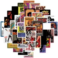 Classic Band Music Poster Graffiti Stickers