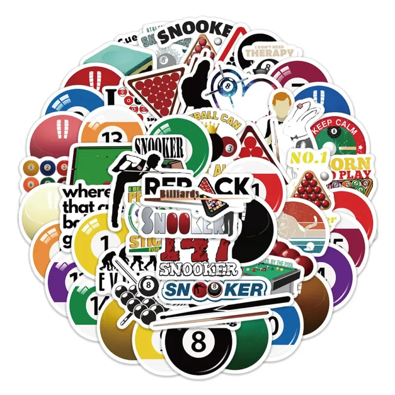 Classic Snooker & Billiards Stickers | giftway
