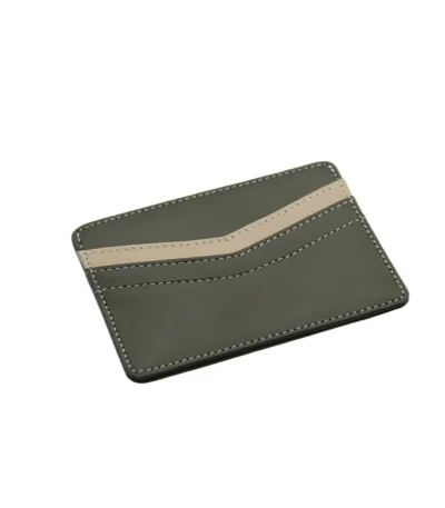 Elegant Cappuccino Slim Minimalist Front Pocket Leather Wallet with RFID Blocking