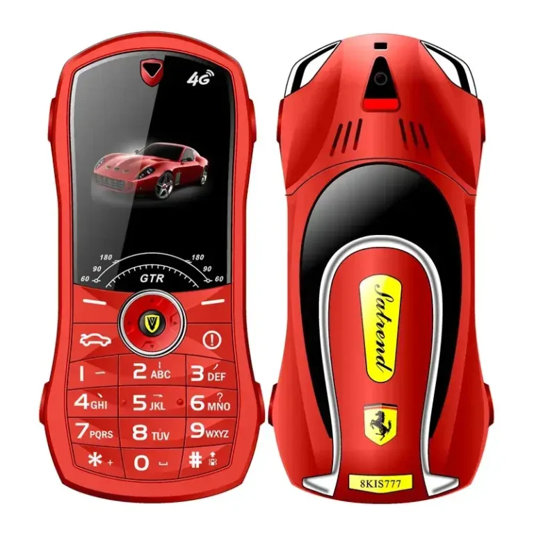 Ferrari Inspired Mini Mobile Phone, Sports Car Dual Sim