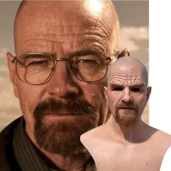 Heisenberg Realistic Latex Cosplay Mask - Halloween Giftway