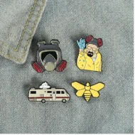 Lapel Breaking Bad Iconic Enamel Pins fashion for clothes