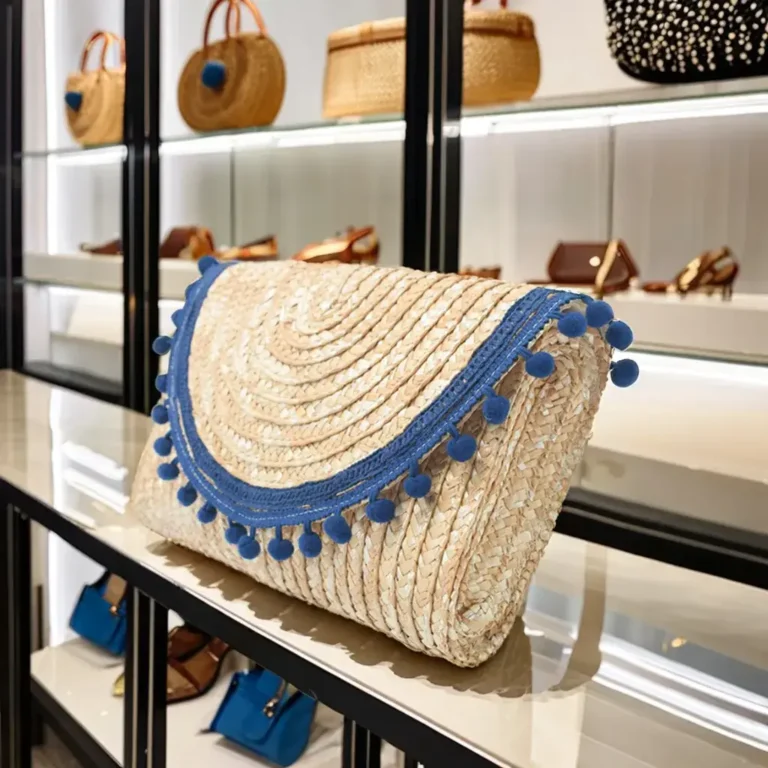 Meirui Woven Raffia Straw Clutch Handbag Giftway Kenya