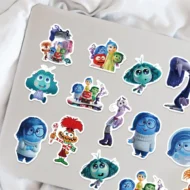 Movie Inside Out 2 Graffiti Stickers on laptop