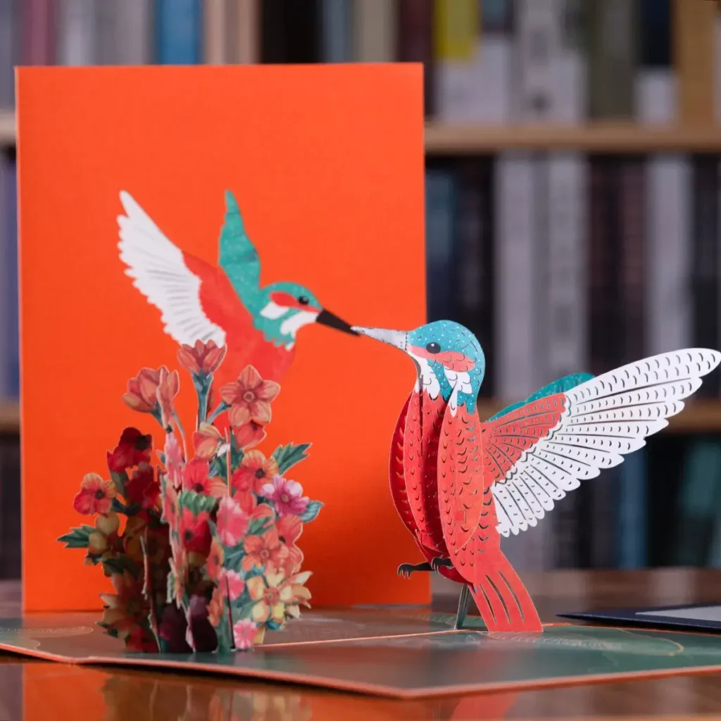 Pop up Hummingbird 3D Card for Greetings, Birthday, Get Well Soon, Mothers Day, Anniversary at Giftway Kenya