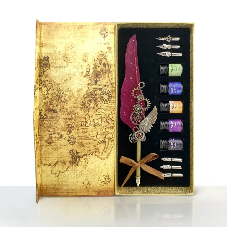 Retro Celestial Steampunk Quill & Ink Set | Giftway