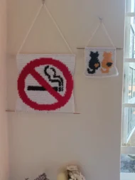 Zels No-Smoke Crochet Tapestry