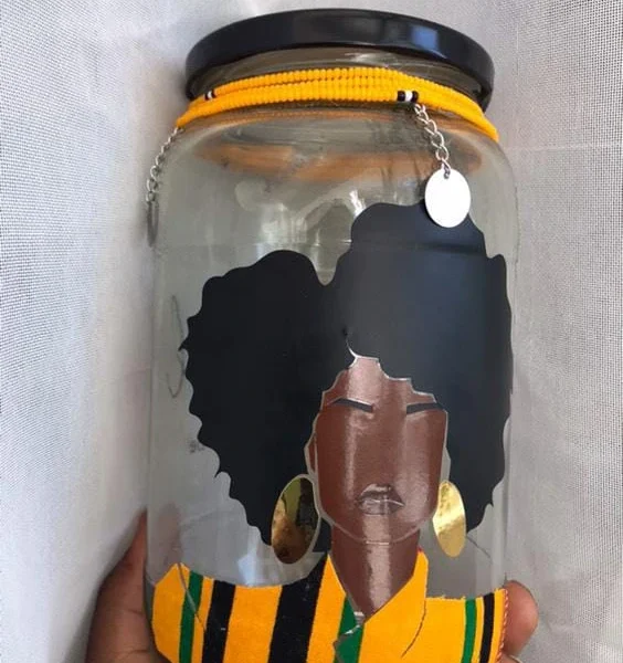 Afromist Heritage Handmade Gratitude Jars