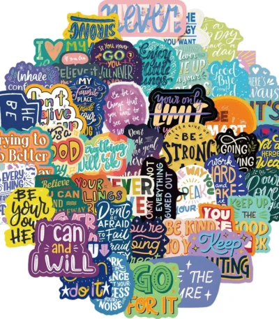 Colorful Inspirational Graffiti Stickers | Giftway