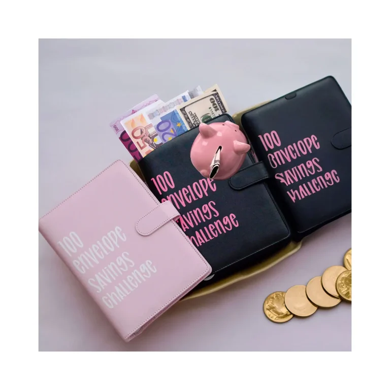 Ultimate 100 Envelope Savings Challenge Notebook