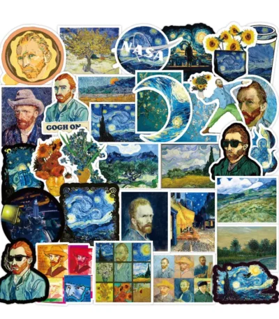 Van Gogh Art Sticker Pack | Giftway