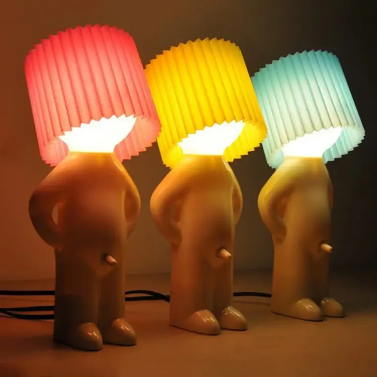 Little Shy Boy Luminous Lamp | Giftway