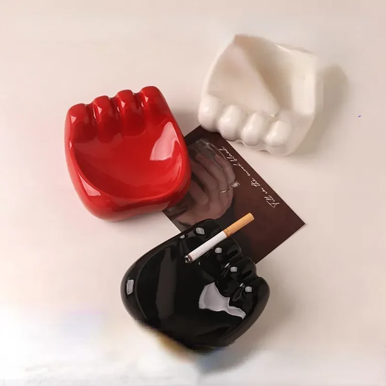 Luxury Ceramic Palm Shaped Ashtray | Giftway