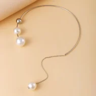 Nessa Round Bead Open Collarbone Chain | Kenya