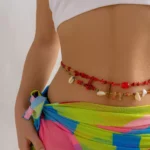 Nuru Tropical Glow Shell And Stone Waist Chain 2 | KE