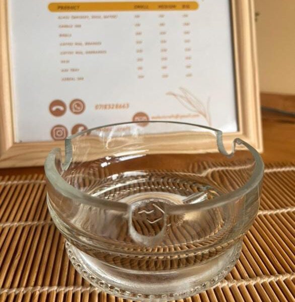 Minimalist Upcycled Glass Ashtray | Giftway