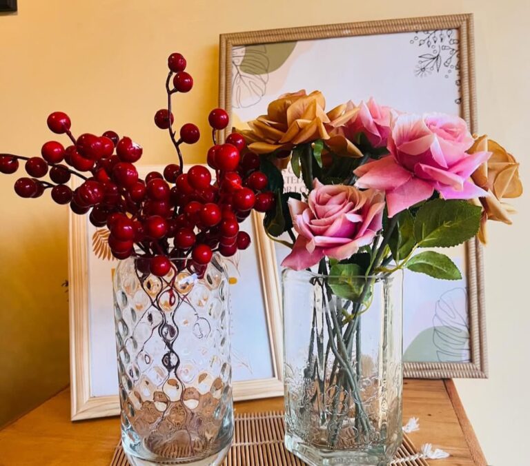 Malesi Upcycled Glass Flower Vase | Giftway