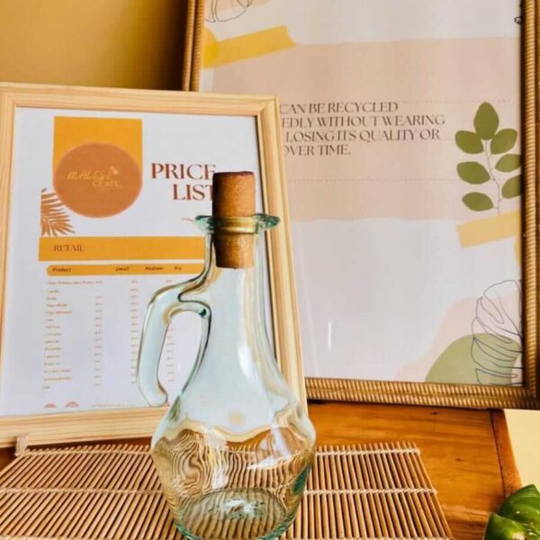 Ecochic Upcycle Glass Oil Dispenser | Giftway
