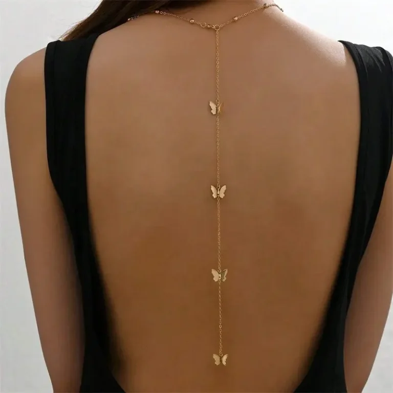 Women's Nessa Long Back Chain Necklace | Giftway