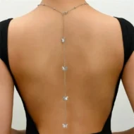 Women's Nessa Long Back Chain Necklace | KE