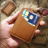 Wincheer Employee Leather Badge and Card Holder back | Giftway