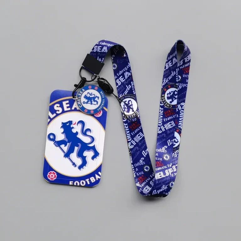 Chelsea FC Official Crest Fan Lanyard Card Holder | Giftway