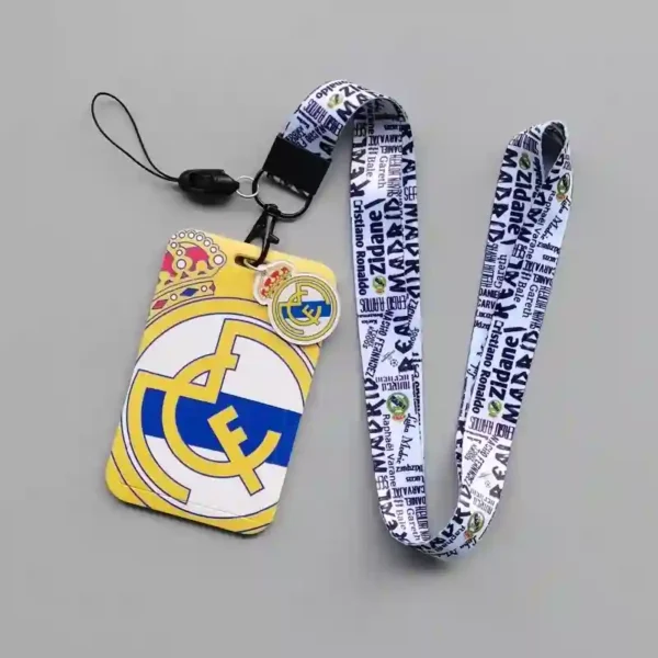 Real Madrid CF Fan Lanyard Card Holder | Giftway