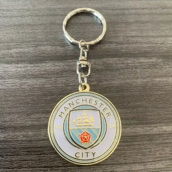 Manchester City Official Crest Fan Keychain | Giftway