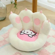 Hello Kitty Melody Cats Paw Plush Soft Beanbag Toy | White