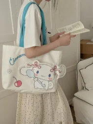 Hello Kitty Themed Large Tote Bags | cinnamoroll