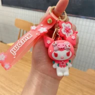 Adorable Hello Kitty Doll Keychains Kuromi