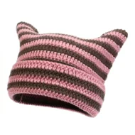 Adorable Y2K Crochet Cat Ear Beanie | Nbo