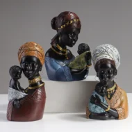 African Women Statue Modern Art Figure Decor | Giftway
