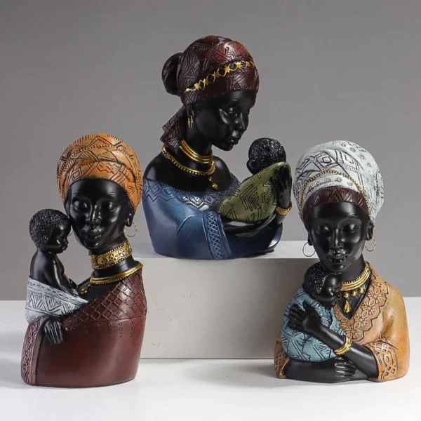 African Women Statue Modern Art Figure Decor | Giftway