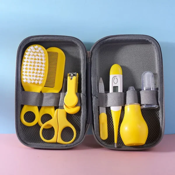 Complete 8 Piece Infant Grooming Set | Yellow