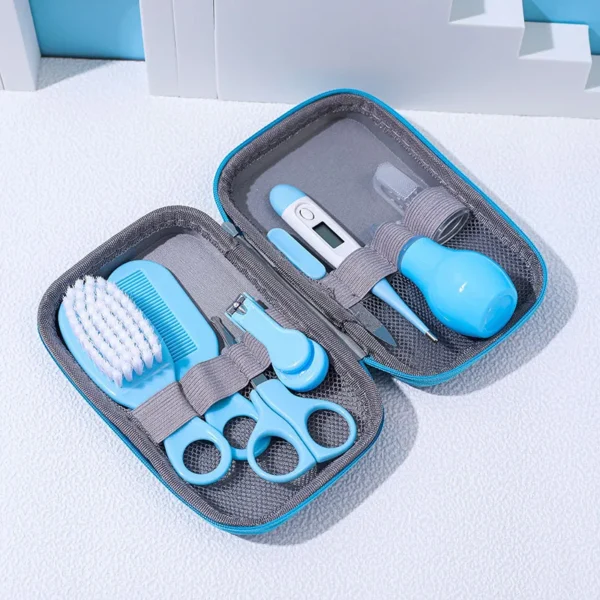 Complete 8 Piece Infant Grooming Set | Blue